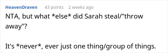 Woman&rsquo;s Kitchen Is Stripped Bare By House-Sitting Friends, Husband Begs Her To Stay Silent