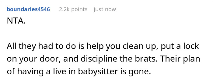 Comment discussing mom&rsquo;s new boyfriend&rsquo;s kids wrecking teen&rsquo;s room and disrespecting his belongings, leading to moving out.