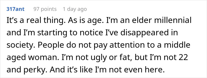 Middle-aged woman sharing her experience of losing her pretty privilege and how it changed her life for the better.