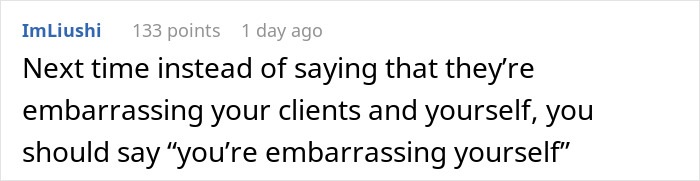 Comment on social media post where an entitled mom interrupts a couple&rsquo;s photoshoot to demand free pictures of her kids.