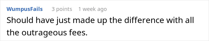 Comment on Airbnb price hike, joking about making up the difference with outrageous fees in petty revenge context