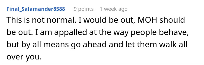 Comment discussing a couple ganging up on a maid of honor for involving the bride in wedding planning conflicts. Comment discussing a couple ganging up on a maid of honor for involving the bride in wedding planning conflicts.