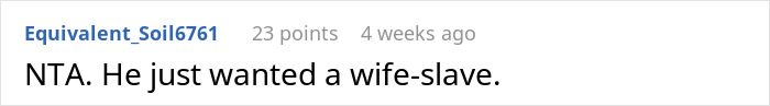 Screenshot of a Reddit comment stating refusal to help with child shows frustration in AITAH discussion. Screenshot of a Reddit comment stating refusal to help with child shows frustration in AITAH discussion.