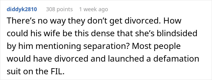 Commenter discussing FIL pointing finger at son-in-law over missing iPad and wife&rsquo;s silence in a family dispute online.
