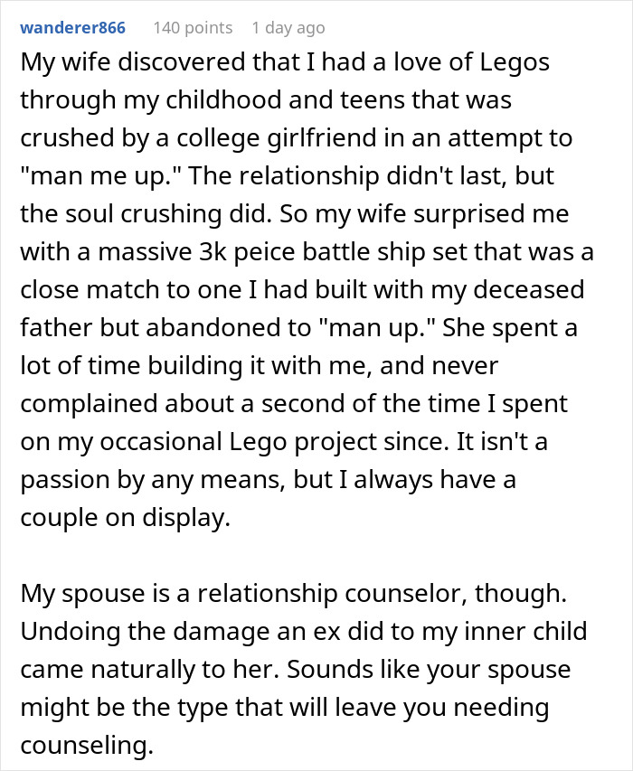 &ldquo;Be A Real Man&rdquo;: MIL Wrecks Man&rsquo;s Lego Set To Prove A Point, Gets Herself Banned From The Home