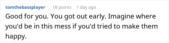 User comment on a forum discussing a finger-snapping Karen treating an engineer poorly and regretting it when he quits.