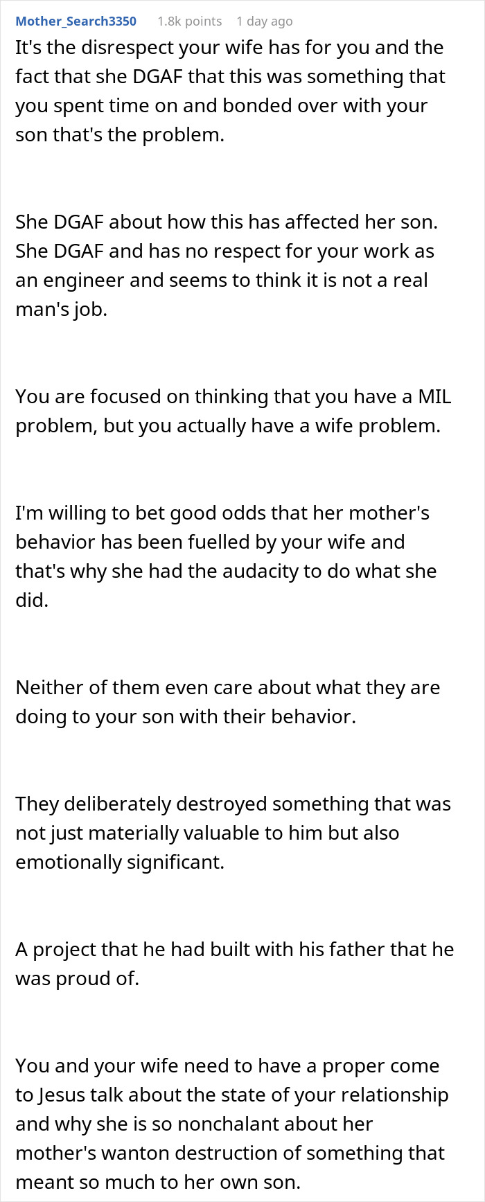 &ldquo;Be A Real Man&rdquo;: MIL Wrecks Man&rsquo;s Lego Set To Prove A Point, Gets Herself Banned From The Home