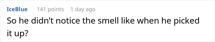 Reddit comment discussing a coworker stealing a Hawaii mug and drinking cat-food-flavored coffee as a prank.