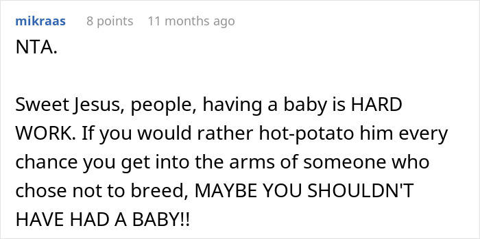 Screenshot of a social media comment discussing challenges of parenting related to SIL&rsquo;s irresponsible parenting and family drama.