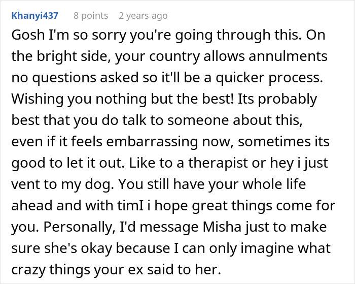 Text conversation expressing sympathy and advice about jealousy and relationship issues at a wedding involving a husband.