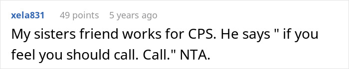 Text conversation screenshot showing a comment about a man's concern over how a roommate’s guest treats her child. Text conversation screenshot showing a comment about a man's concern over how a roommate’s guest treats her child.