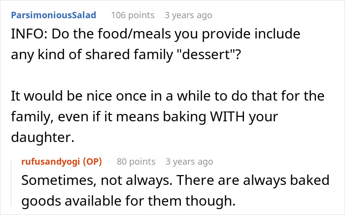 Reddit conversation about a mom making teen kids pay for their own junk food and the daughter’s reaction. Reddit conversation about a mom making teen kids pay for their own junk food and the daughter’s reaction.