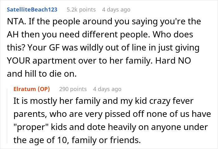 Screenshot of a Reddit discussion where a guy describes coming back early from a work trip to find chaos at home. Screenshot of a Reddit discussion where a guy describes coming back early from a work trip to find chaos at home.