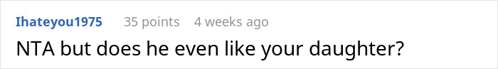Comment on a parenting forum discussing a husband's refusal to help with childcare, sparking debate about leaving him. Comment on a parenting forum discussing a husband's refusal to help with childcare, sparking debate about leaving him.