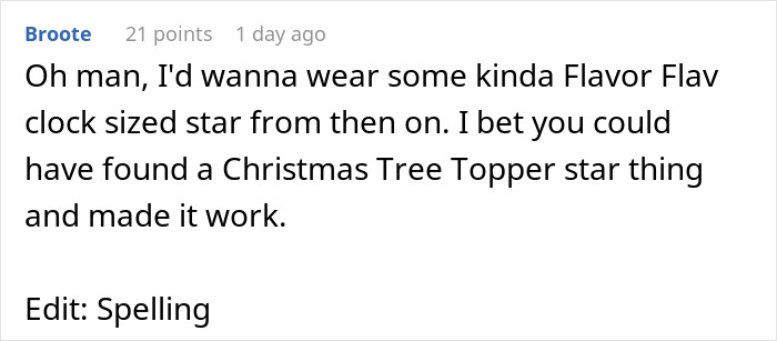 Comment discussing wearing a large religious symbol, relating to HR’s rule about religious symbols and a Karen incident. Comment discussing wearing a large religious symbol, relating to HR’s rule about religious symbols and a Karen incident.