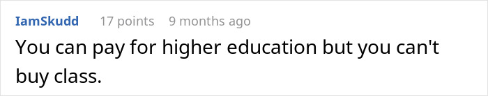 Comment on a forum post discussing a boss making workers admire his new truck before telling them their pay is late.