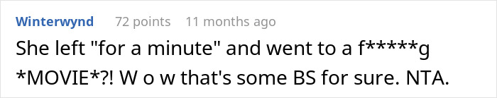 Comment discussing frustration about SIL&rsquo;s irresponsible parenting and family drama involving police threats.