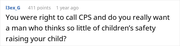 Screenshot of an online comment discussing a woman served with divorce papers after looking out for sister-in-law&rsquo;s kids.