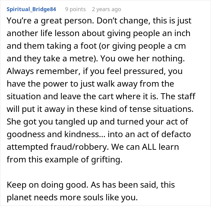 Woman shocked after nearly getting scammed at the store, learning a valuable lesson about scam awareness. Woman shocked after nearly getting scammed at the store, learning a valuable lesson about scam awareness.