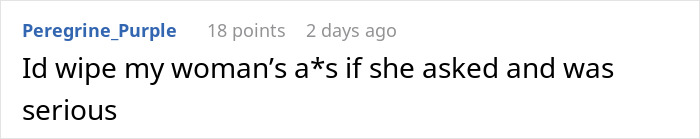 Comment on a forum discussing dumping boyfriend for refusing to hand period pad and tissues. Comment on a forum discussing dumping boyfriend for refusing to hand period pad and tissues.