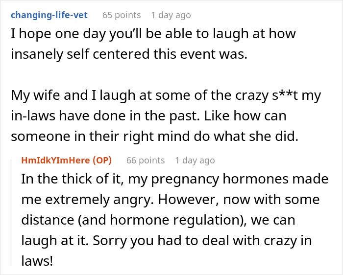 Pregnancy announcement stolen by mom to avoid gender reveal party causes family conflict and emotional stress.