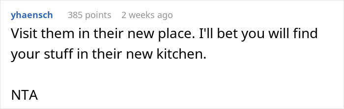 Woman&rsquo;s Kitchen Is Stripped Bare By House-Sitting Friends, Husband Begs Her To Stay Silent