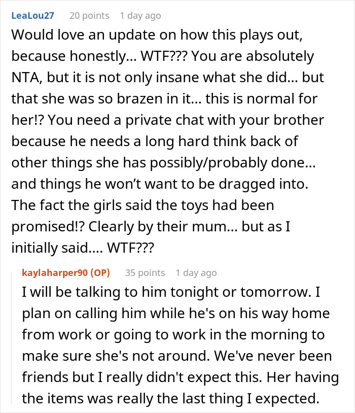 Reddit discussion about demanding to check brother’s girlfriend’s bags and family conflicts over trust and behavior. Reddit discussion about demanding to check brother’s girlfriend’s bags and family conflicts over trust and behavior.