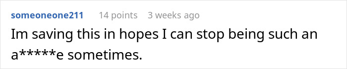 Screenshot of a Reddit comment expressing hope to be kinder, relating to a small act of kindness leading to an unexpected bus conversation.