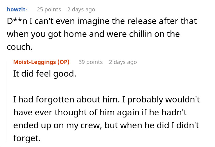 Reddit conversation showing a guy discussing petty but satisfying revenge after a friend messed with him years ago. Reddit conversation showing a guy discussing petty but satisfying revenge after a friend messed with him years ago.