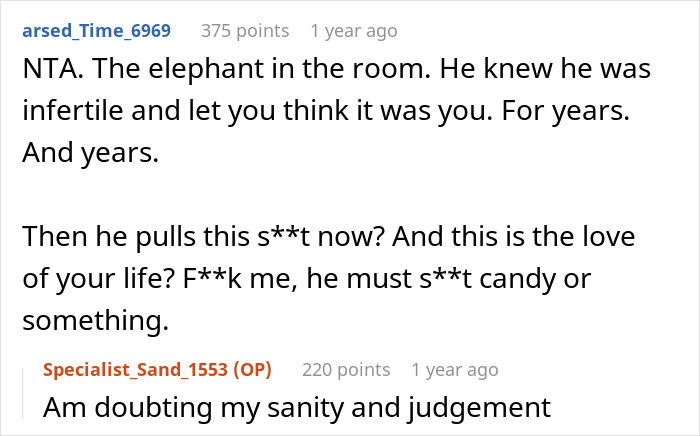 Screenshot of a woman expressing doubt and frustration after her husband demands a paternity test for their teen son. Screenshot of a woman expressing doubt and frustration after her husband demands a paternity test for their teen son.