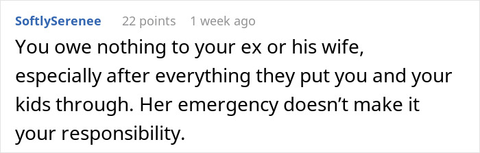 Alt text: Woman discussing babysitter options, hesitant about husband&rsquo;s ex as a choice, reflecting on responsibility boundaries.