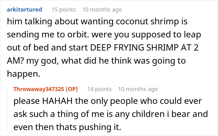 Reddit user discusses guy demanding late-night dinner at 2AM and partner breaking up, describing the moment as deer in headlights. Reddit user discusses guy demanding late-night dinner at 2AM and partner breaking up, describing the moment as deer in headlights.