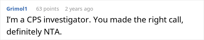 Comment from a CPS investigator supporting man who called CPS after mom left sisters at his empty house.