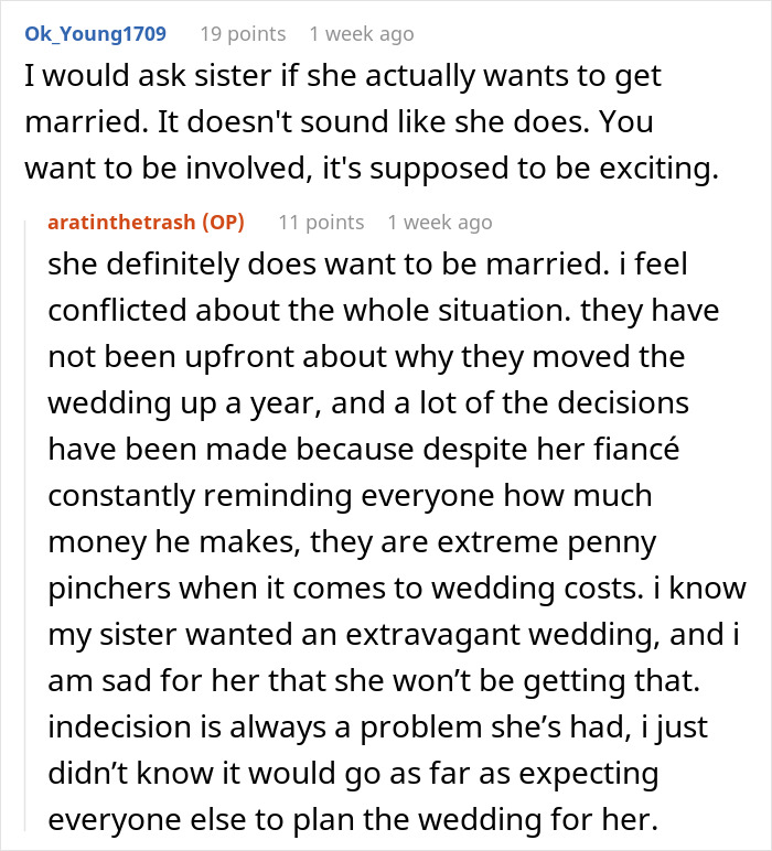 Couple confront maid of honor over bride’s wedding planning involvement and expectations in a tense family discussion. Couple confront maid of honor over bride’s wedding planning involvement and expectations in a tense family discussion.
