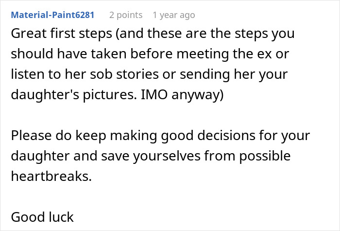 Man looks thoughtful while holding a newborn, reflecting on raising child alone and forgiving ex after 3 years.