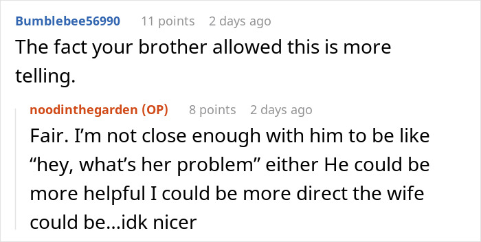 Alt text: Online comments discuss a woman's wedding revenge and controversy about not making the day about another woman.
