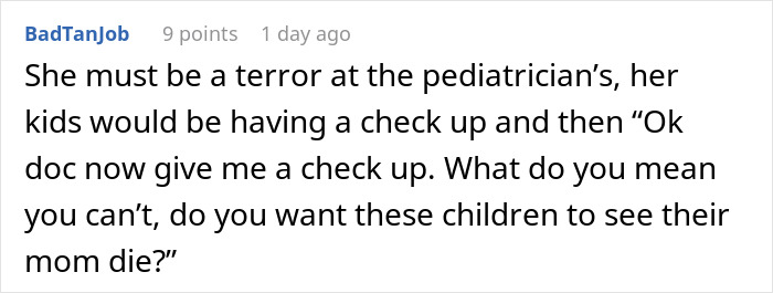 Comment on entitled mom interrupting a couple&rsquo;s photoshoot, demanding free pictures of her kids from the photographer.