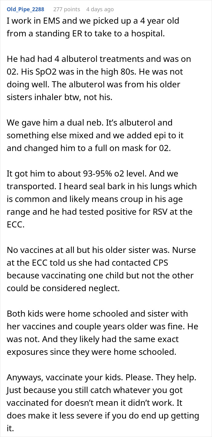 Pregnant anti-vaxxer faces consequences as best friend declines future playdates over vaccination concerns.