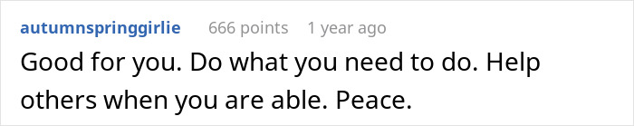 Comment praising a husband and wife who hide their wealth from dysfunctional families, promoting safety and helping others. Comment praising a husband and wife who hide their wealth from dysfunctional families, promoting safety and helping others.