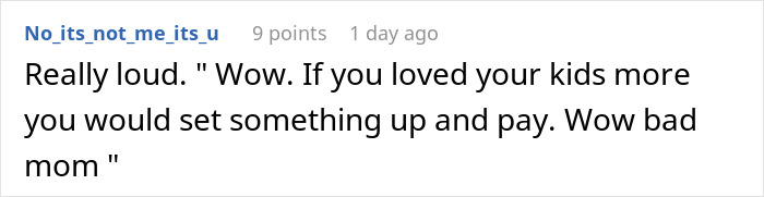 Screenshot of a social media comment criticizing an entitled mom harassing a photographer for free kids photos during a couple&rsquo;s photoshoot.