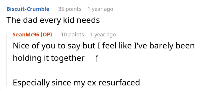 Man holding newborn alone, looking shocked and confused as ex reappears after three years seeking forgiveness.