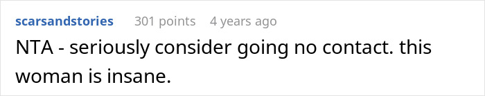 Screenshot of an online discussion where a user advises cutting contact, related to a dad teaching daughter basic tasks after wife&rsquo;s passing.