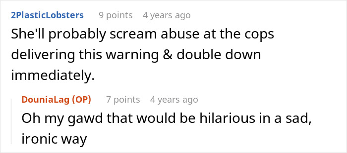 Screenshot of an online discussion about a babysitter dying girls&rsquo; hair pink and grandma&rsquo;s shocked reaction.