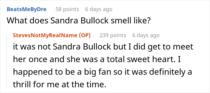 Man sharing his experience dating a famous actress for over a year in an online discussion thread.