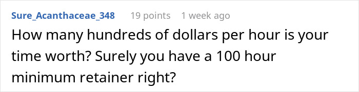 Comment on a forum discussing a worker agreeing to start a new project despite being fired.