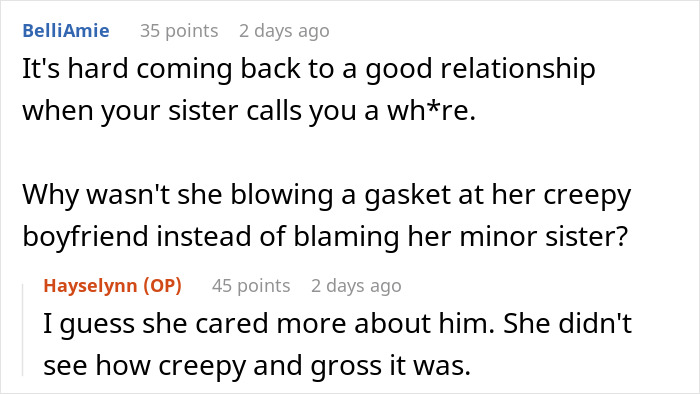 Comments discussing a woman storming out of her sister’s engagement dinner after being accused of stealing her ex-fiancé. Comments discussing a woman storming out of her sister’s engagement dinner after being accused of stealing her ex-fiancé.