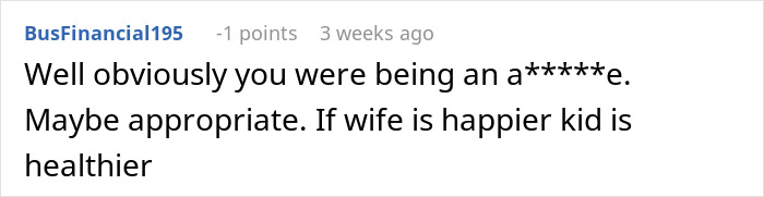 Reddit comment discussing a mother-in-law conflict and the impact on a new mom’s happiness and child’s well-being. Reddit comment discussing a mother-in-law conflict and the impact on a new mom’s happiness and child’s well-being.