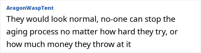 Comment highlighting the natural aging process of Hollywood stars without makeup, filters, or fillers, as revealed by a cosmetologist.