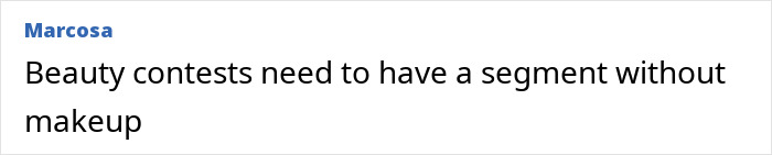 Comment about beauty contests highlighting the need for a segment without makeup by a cosmetologist discussing Hollywood stars.
