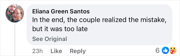 Comment from Eliana Green Santos about a couple's mistake in blocking a cis woman from a gym bathroom.